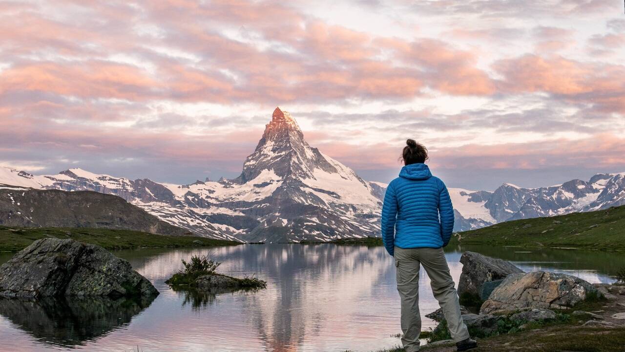 Nur scheinbar ein unbeweglicher Koloss: Blick auf das Matterhorn.  