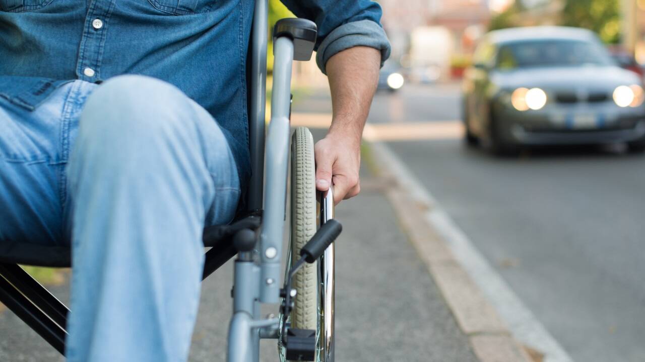Auch bei Unfällen mit Rollstühlen kam es zu Verletzten.  