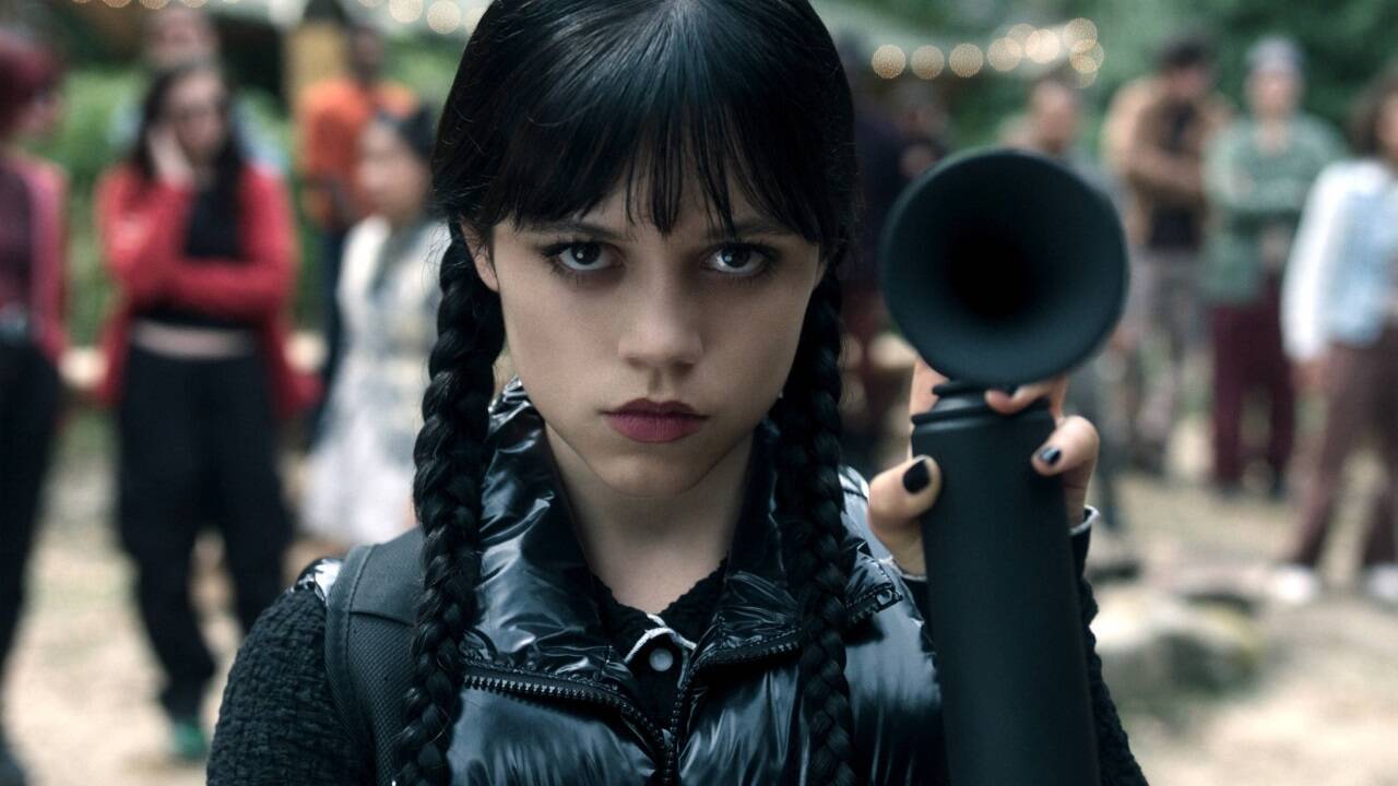 Plötzlich bewundert – wie unangenehm: Wednesday Addams (Jenna Ortega).  