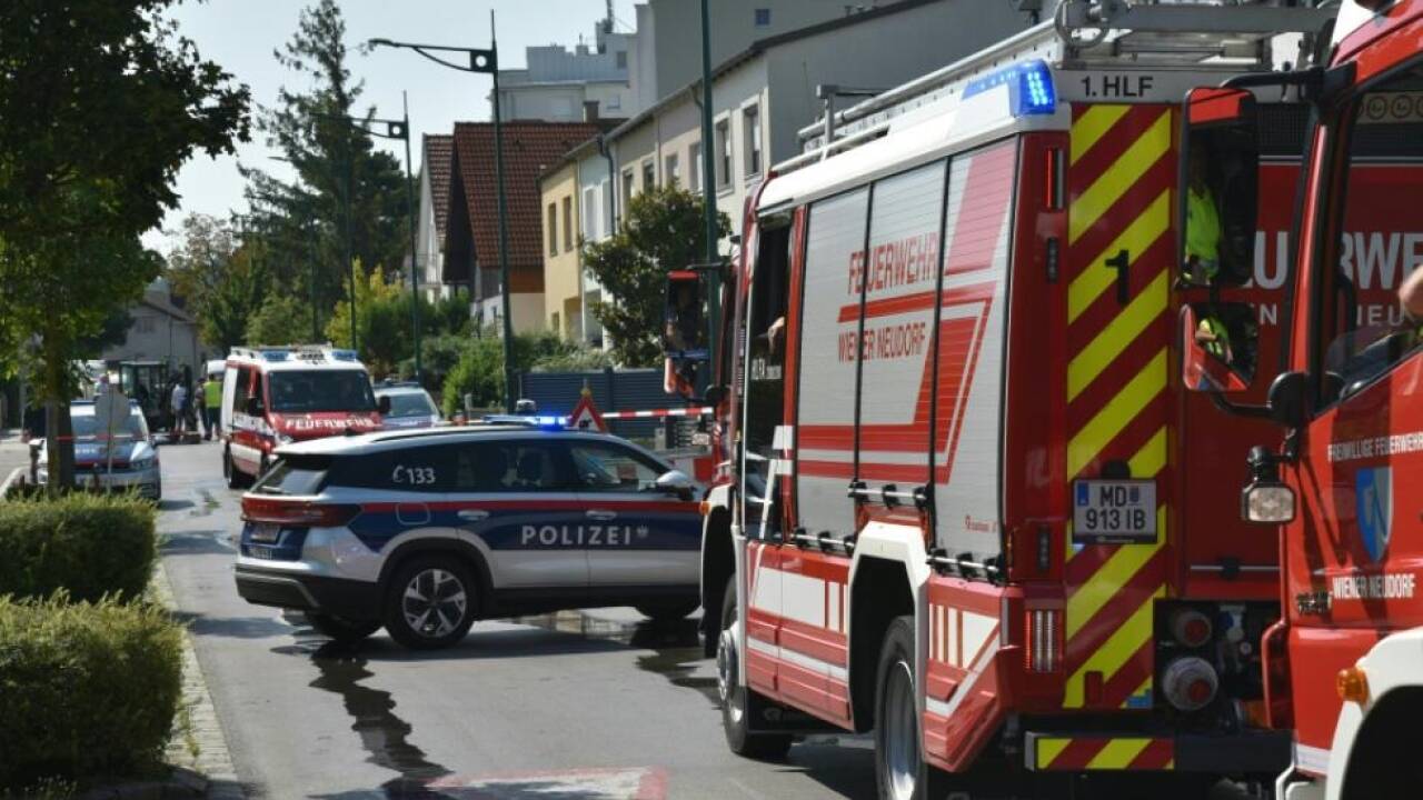 Bei Arbeiten in Mödling ist Gas ausgetreten 