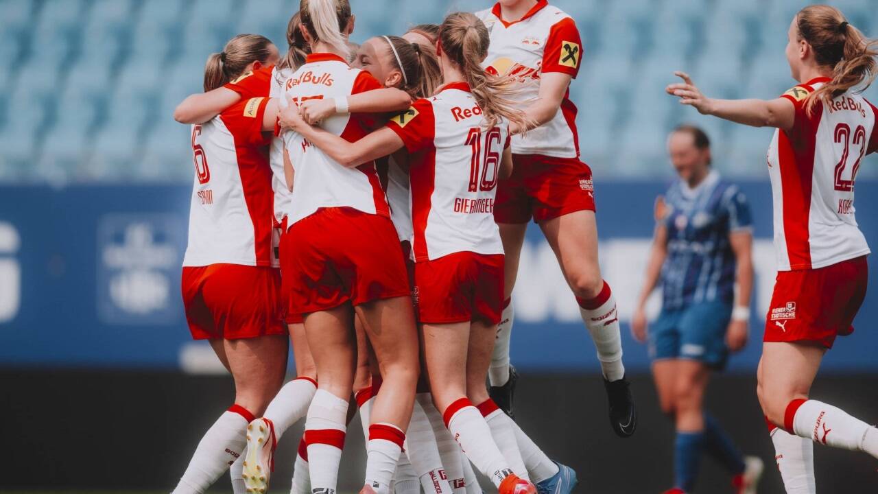Großer Jubel bei den Salzburgerinnen.  