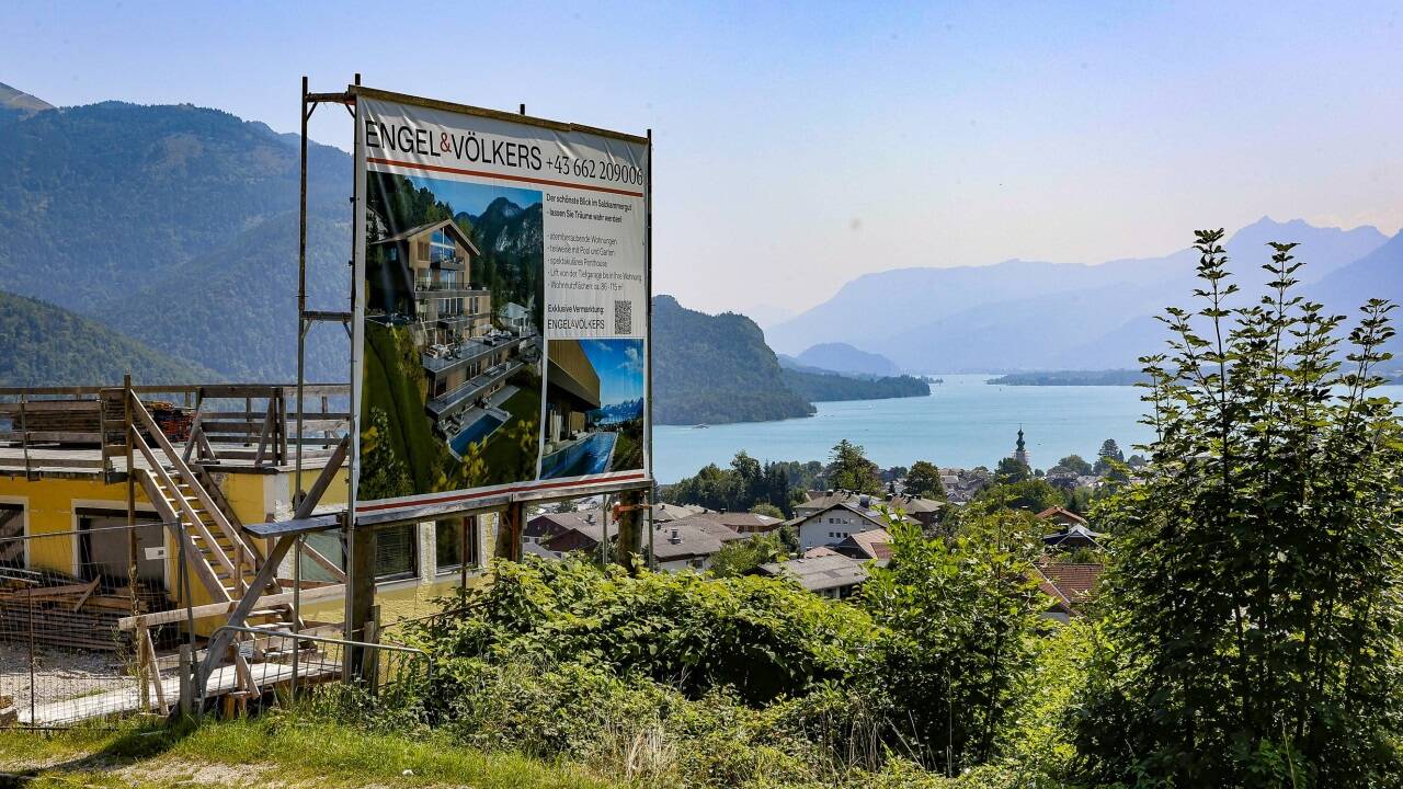 In St. Gilgen wird ein Luxusprojekt errichtet – es herrscht Hauptwohnsitzpflicht.  