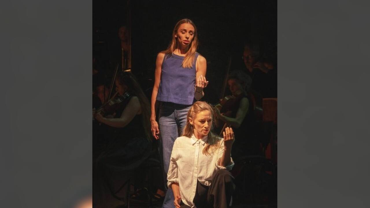 Lea Desandre als Persada, Sabine Devieilhe als Zaide. 