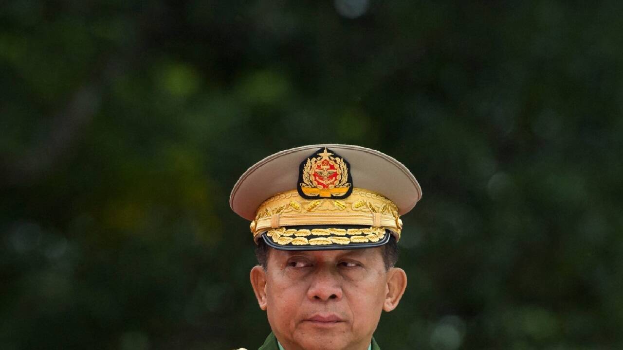 Myanmars Militärchef Min Aung Hlaing. 