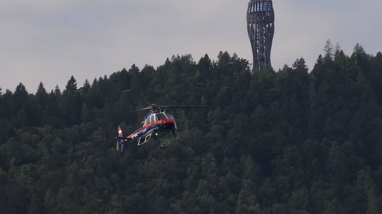 Über 100 Einsatzkräfte verschiedener Organisationen waren beteiligt. 