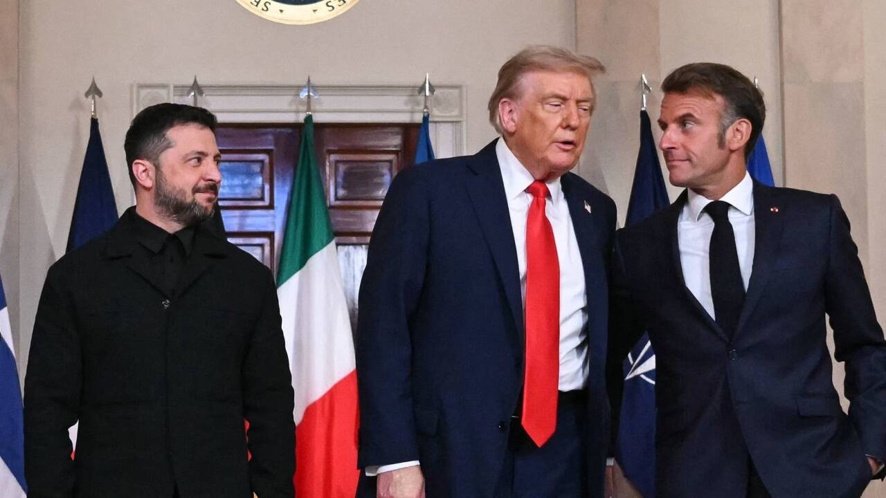 Trump lud am Montag zum Ukraine-Gipfel in das Weiße Haus.  Trump lud am Montag zum Ukraine-Gipfel in das Weiße Haus.