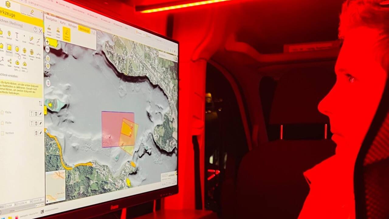 Bilder vom Sucheinsatz am Montag am Wörthersee. 