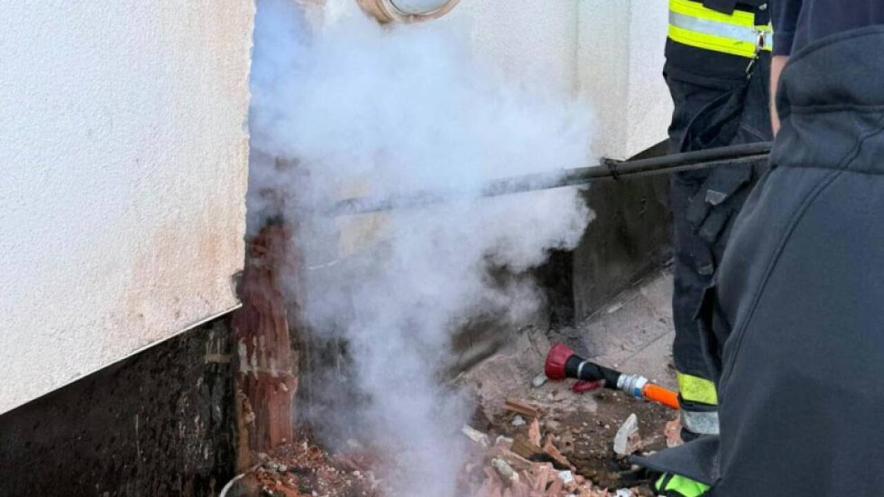 Bei Flämmarbeiten im Landesklinikum Hollabrunn kam es zu einem Brand 