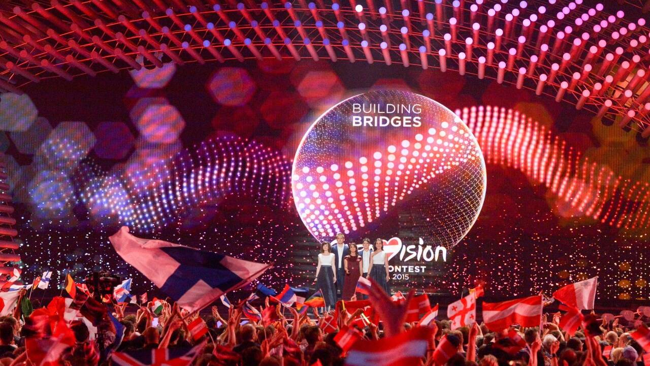 Unter dem Motto „Building Bridges“ fand der Song Contest 2015 in Wien statt.  