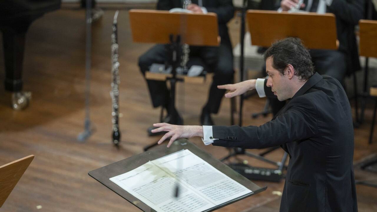 Bilder zum Konzert mit Maxime Pascal und seinem Ensemble Le Balcon in der Reihe „À Pierre“. 