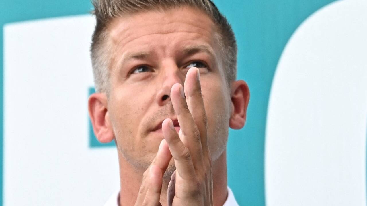Oppositionsführer Péter Magyar gilt als chancenreicher Herausforderer von Viktor Orbán.  