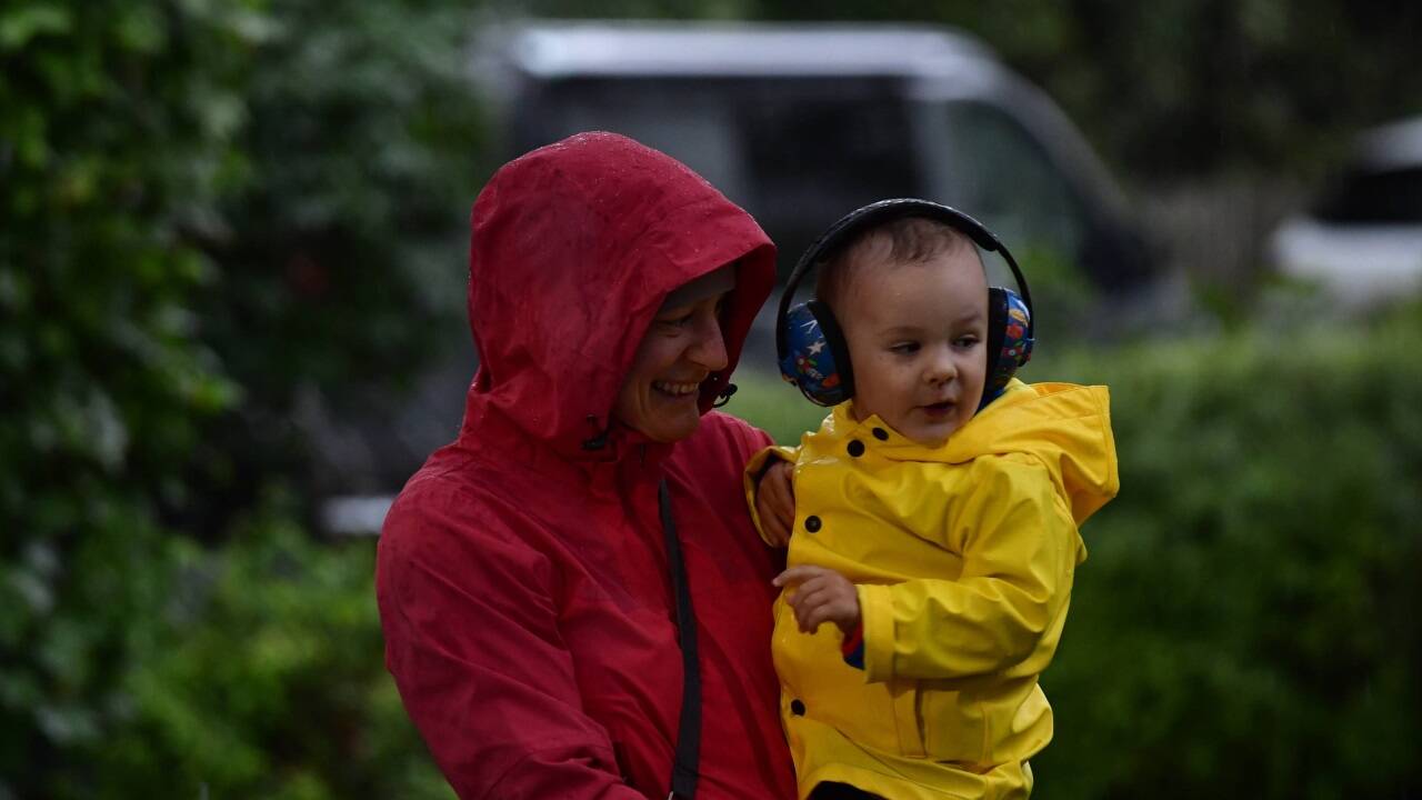 Das Publikum trotzte am Donnerstag dem Regen 