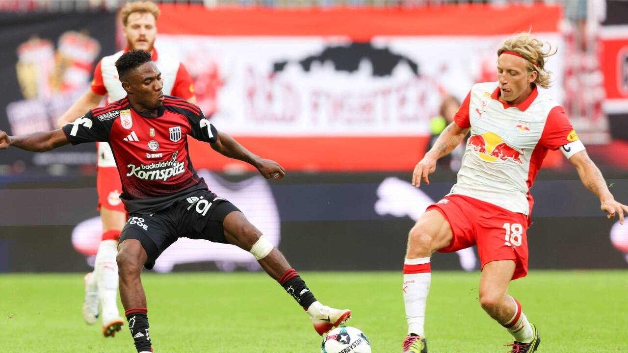 Mads Bidstrup konnte mit Red Bull Salzburg den dritten Bundesliga-Sieg in Serie bejubeln. 