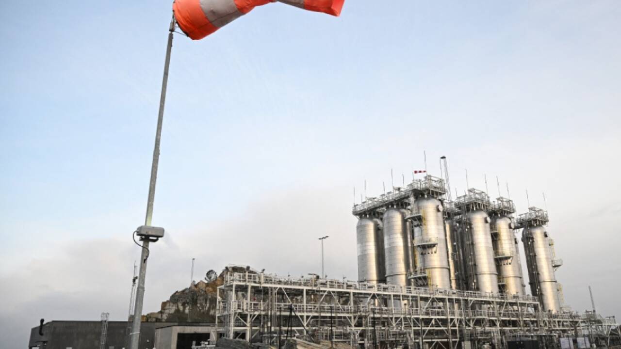 Northern Lights Anlage in Bergen im vorigen Dezember 