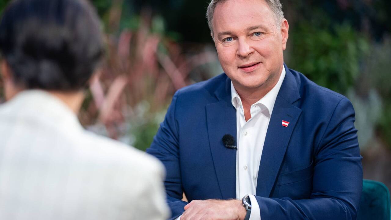 Parteichef Andreas Babler im „Sommergespräch“. Parteichef Andreas Babler im „Sommergespräch“.