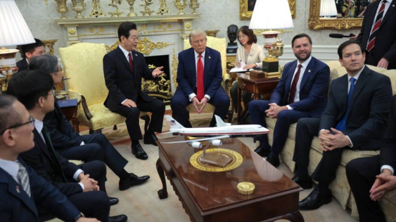 Staatschef Lee Jae Myung bei Trump im Wei§en Haus Staatschef Lee Jae Myung bei Trump im Wei§en Haus