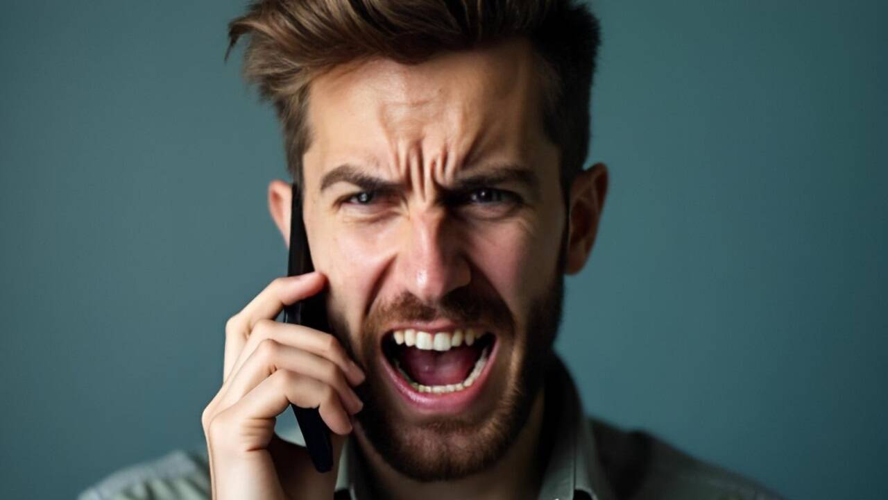 Ja wer wird denn gleich so schreien? Zu viele tun es am Smartphone, leider.  