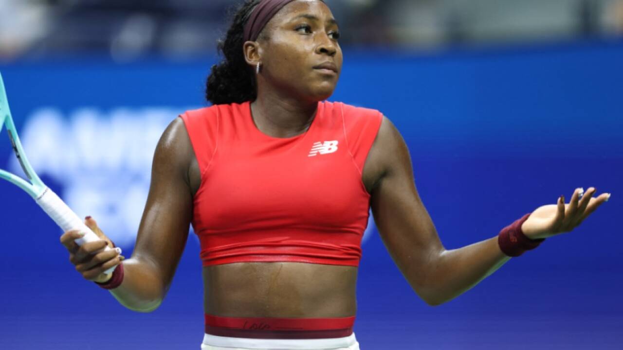 Coco Gauff wirkte zeitweise ein wenig ratlos 
