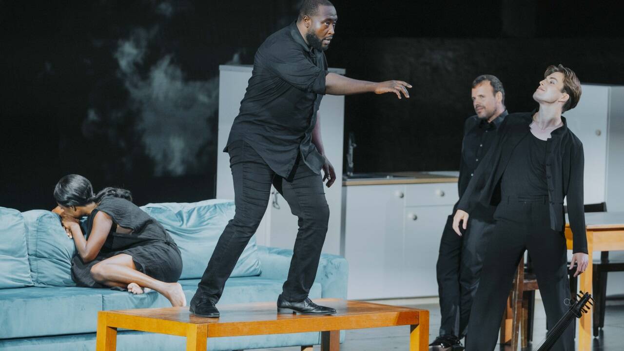 Jeanine De Bique als Télaïre, Nicholas Newton als Mars, Marc Mauillon als Pollux, Laurence Kilsby als L’Amour 