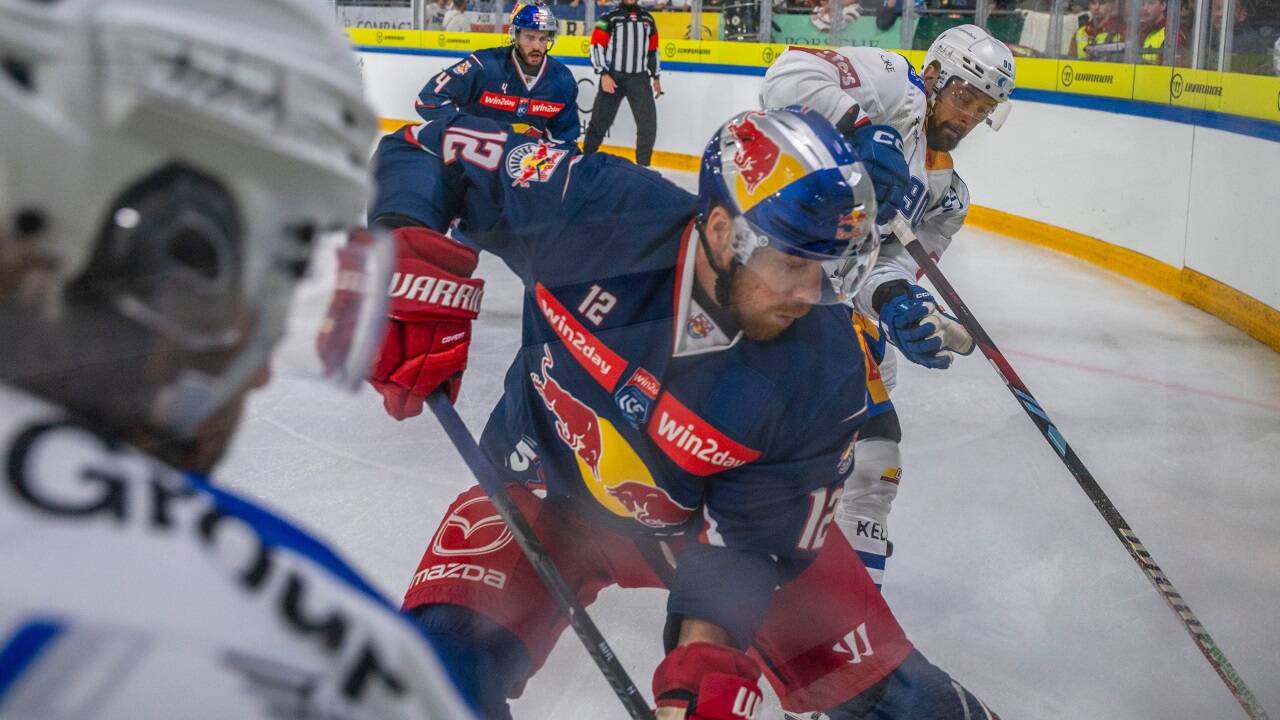 Michael Raffl vor seiner Heimspiel-Premiere in Salzburg. 
