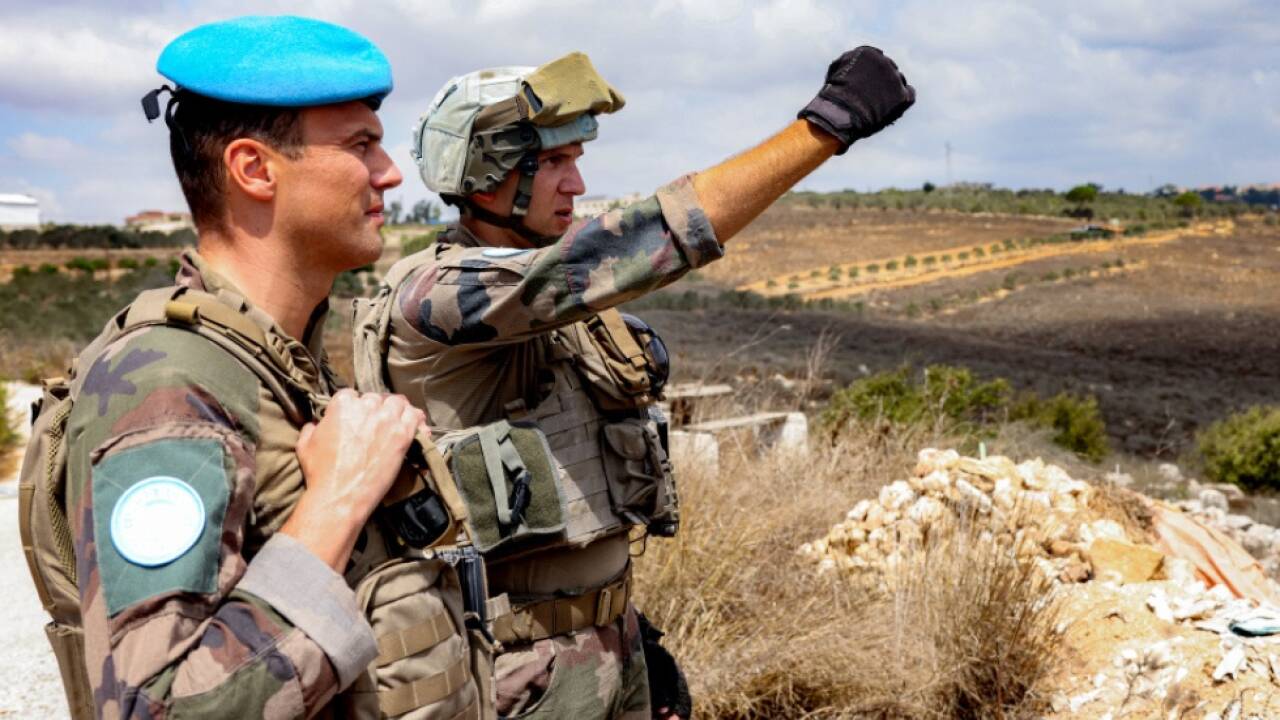 Soldaten der UNIFIL im Libanon 