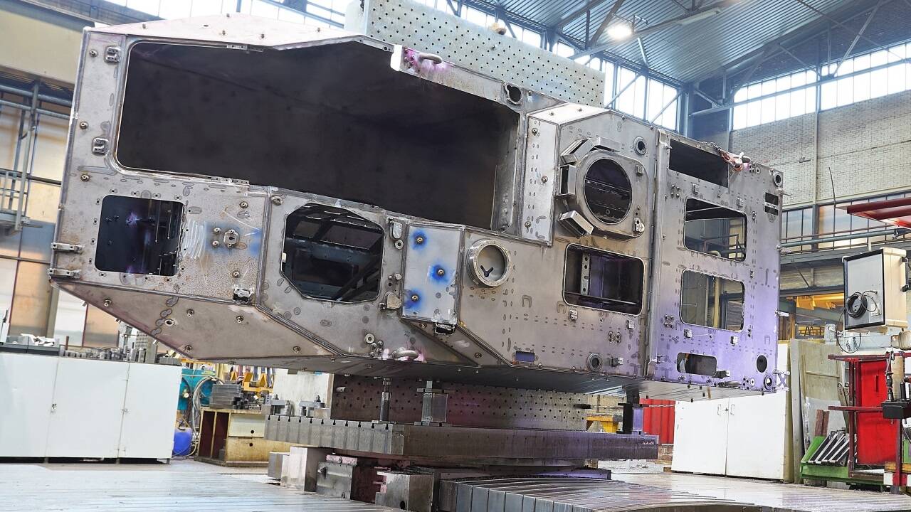 Mächtige Schweißkonstruktion: Die Panzerwanne „Pandur“ Mächtige Schweißkonstruktion: Die Panzerwanne „Pandur“