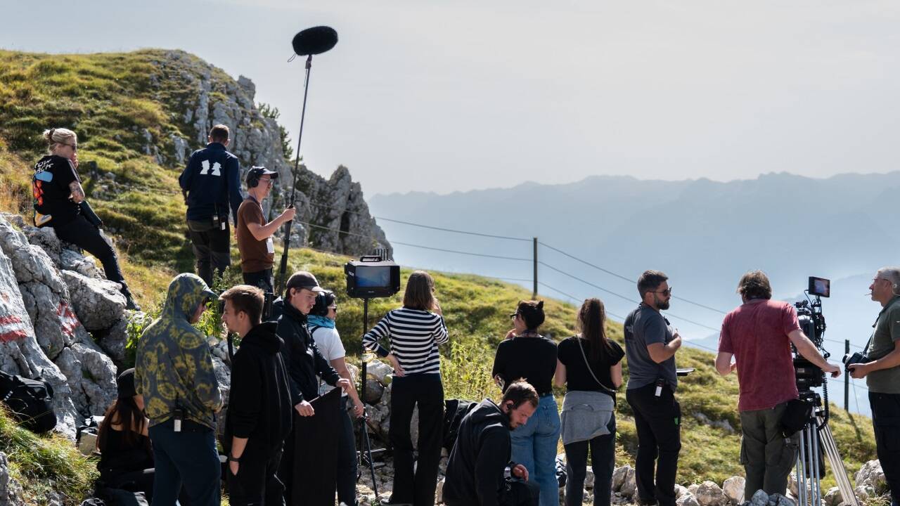 Zwei Tage lang drehte die Crew auf dem Untersberg. Auch Salzburger Bergführer waren an der Produktion beteiligt. 