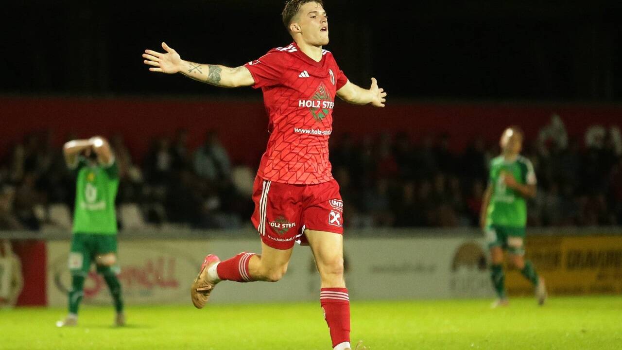 Neo-Torjäger Lukas Brückler schoss Kuchl zum nächsten Sieg in der Regionalliga West. 