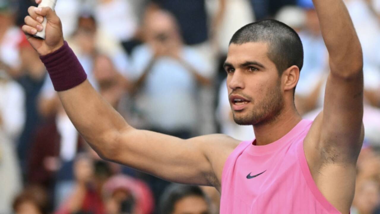 Alcaraz zum vierten Mal im US-Open-Viertelfinale 