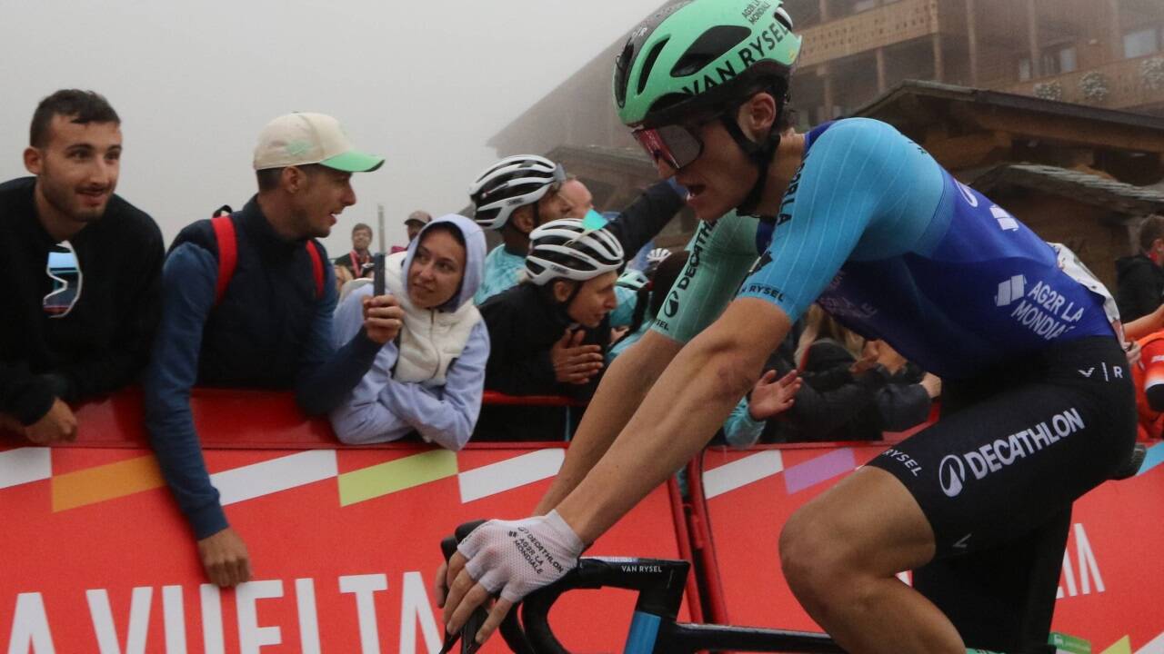 Felix Gall überraschte bei der Vuelta bisher auch sich selbst. 