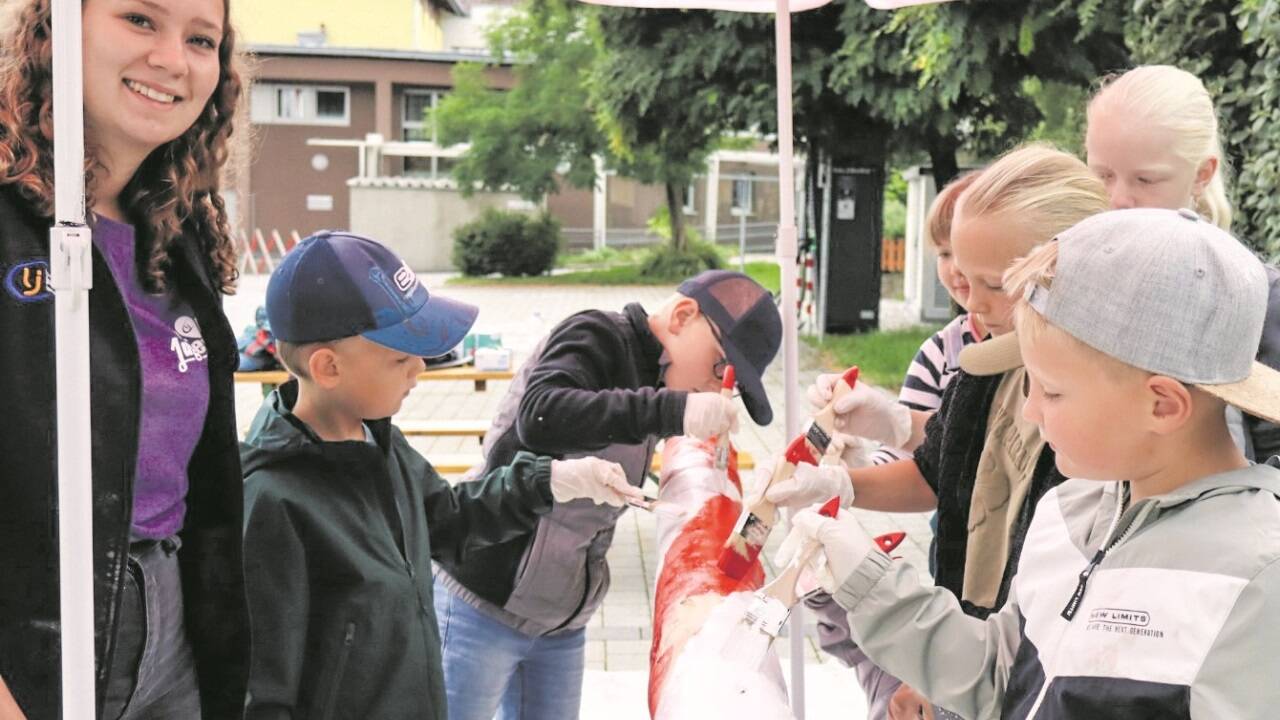 Das Kinderprogramm der Landjugend Lamprechtshausen stieß auf großen Zuspruch. 