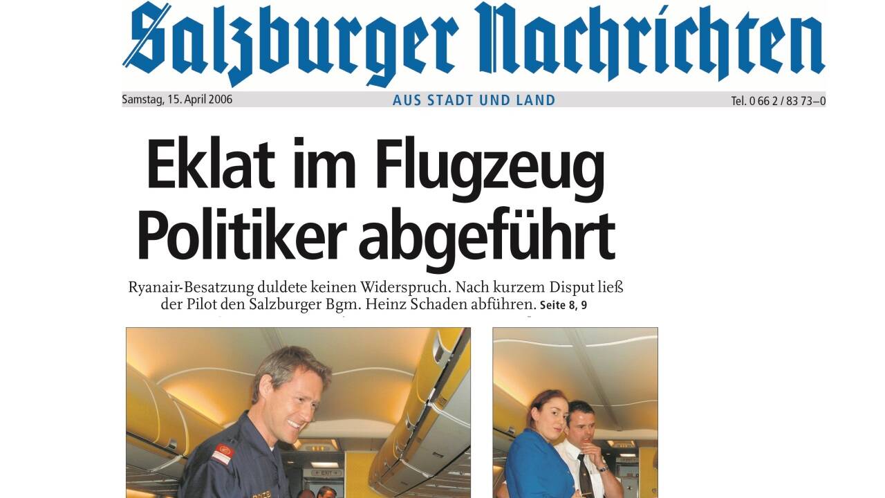 2006 – eine Geschichte, die vor allem Heinz Schaden aufgeregt hat. 2006 – eine Geschichte, die vor allem Heinz Schaden aufgeregt hat.