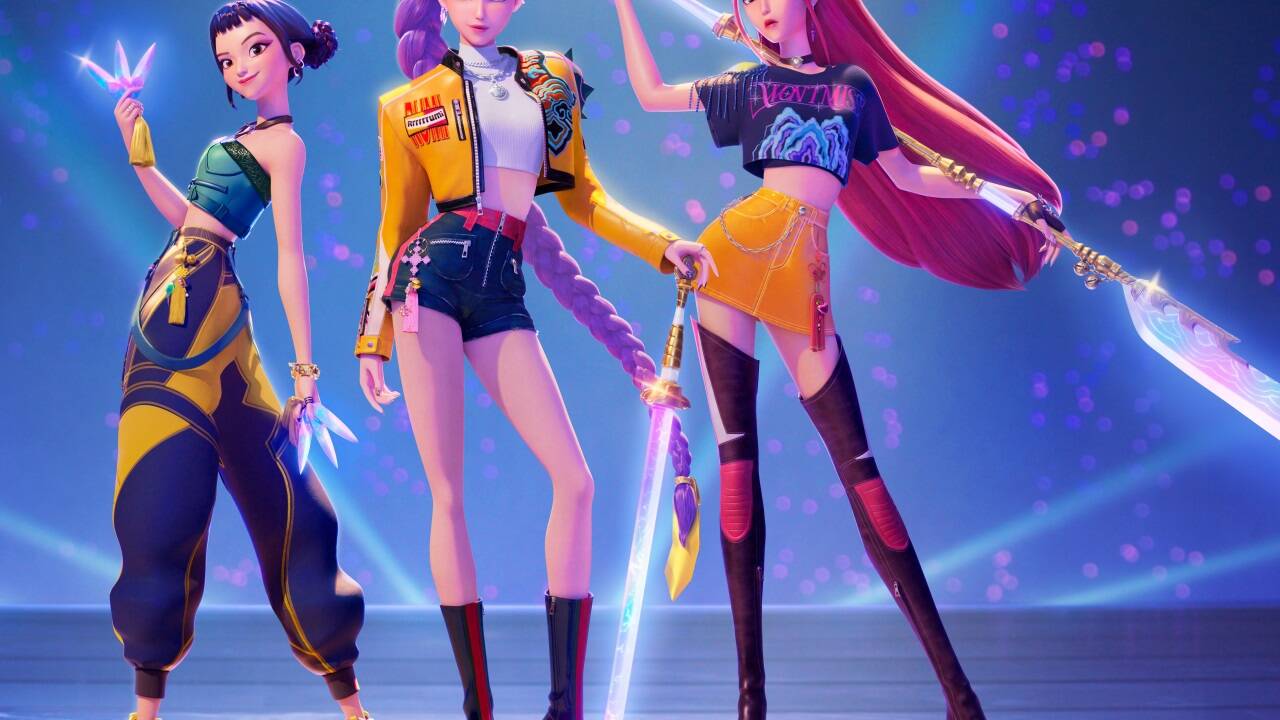 Die Mitglieder der K-Pop-Girlgroup Huntrix führen ein Doppelleben als Dämonen-Jägerinnen.  