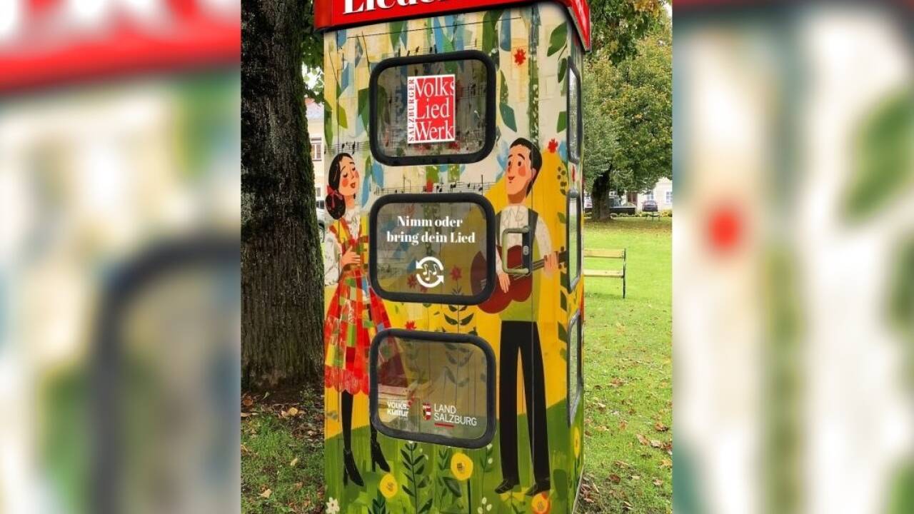 Die erste Liederbox des Landes steht im Salzburger Nonntal. 