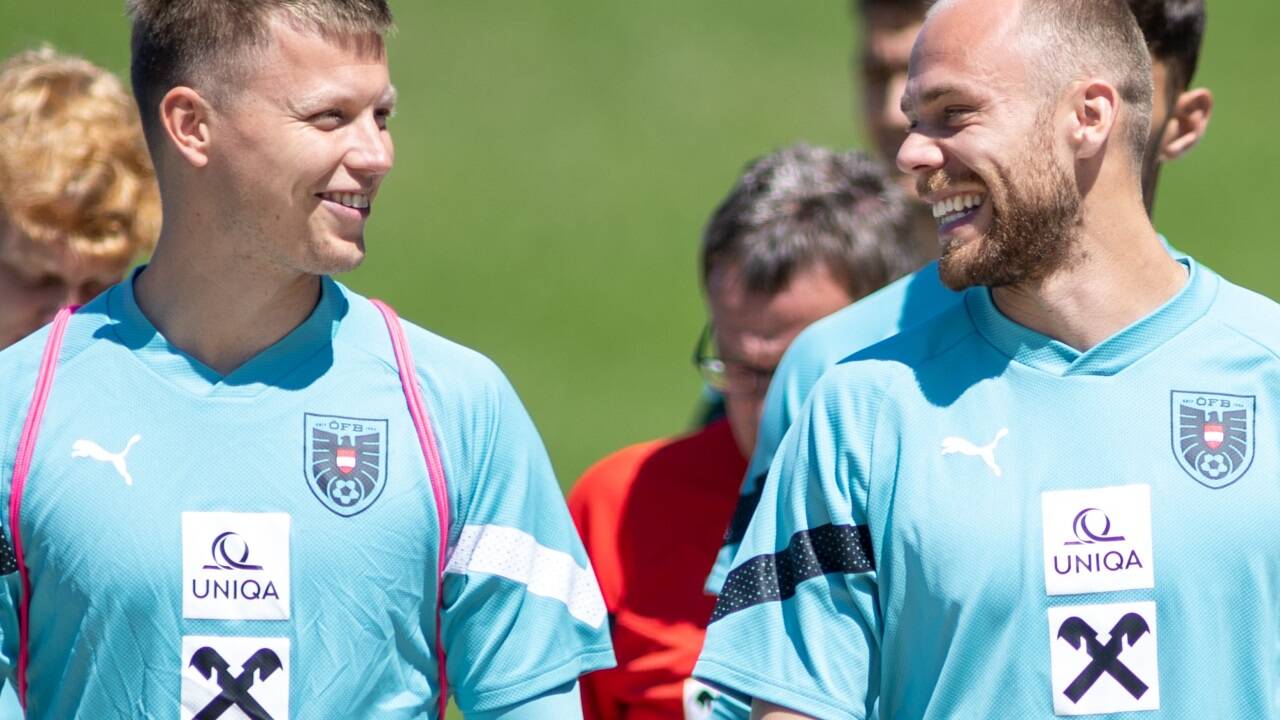Patrick Pentz (l.) und Alexander Schlager liefern sich ein heißes Duell um den Posten im ÖFB-Tor. Patrick Pentz (l.) und Alexander Schlager liefern sich ein heißes Duell um den Posten im ÖFB-Tor.
