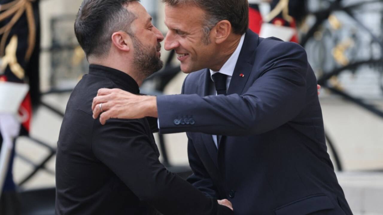 Macron empfängt Selenskyj in der französischen Hauptstadt 