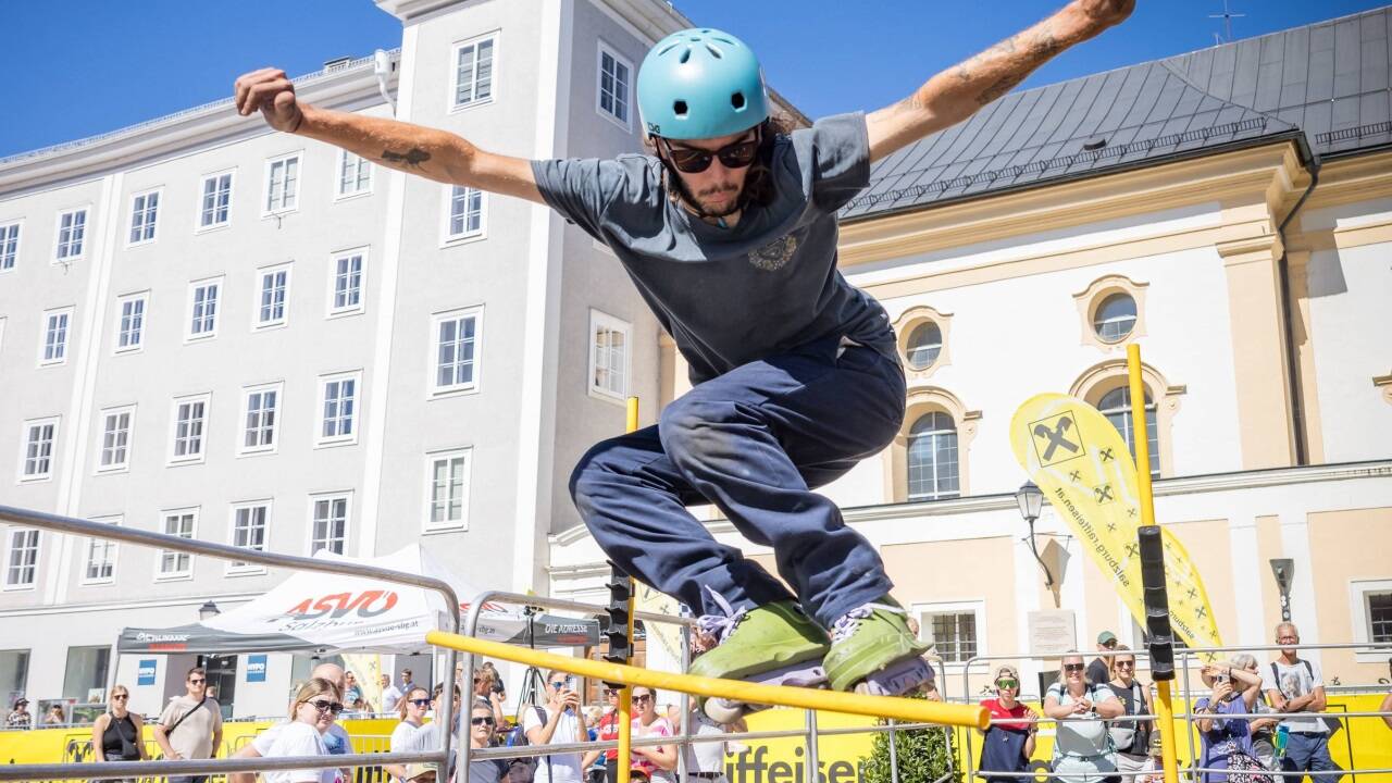 Action beim Tag des Sports.  
