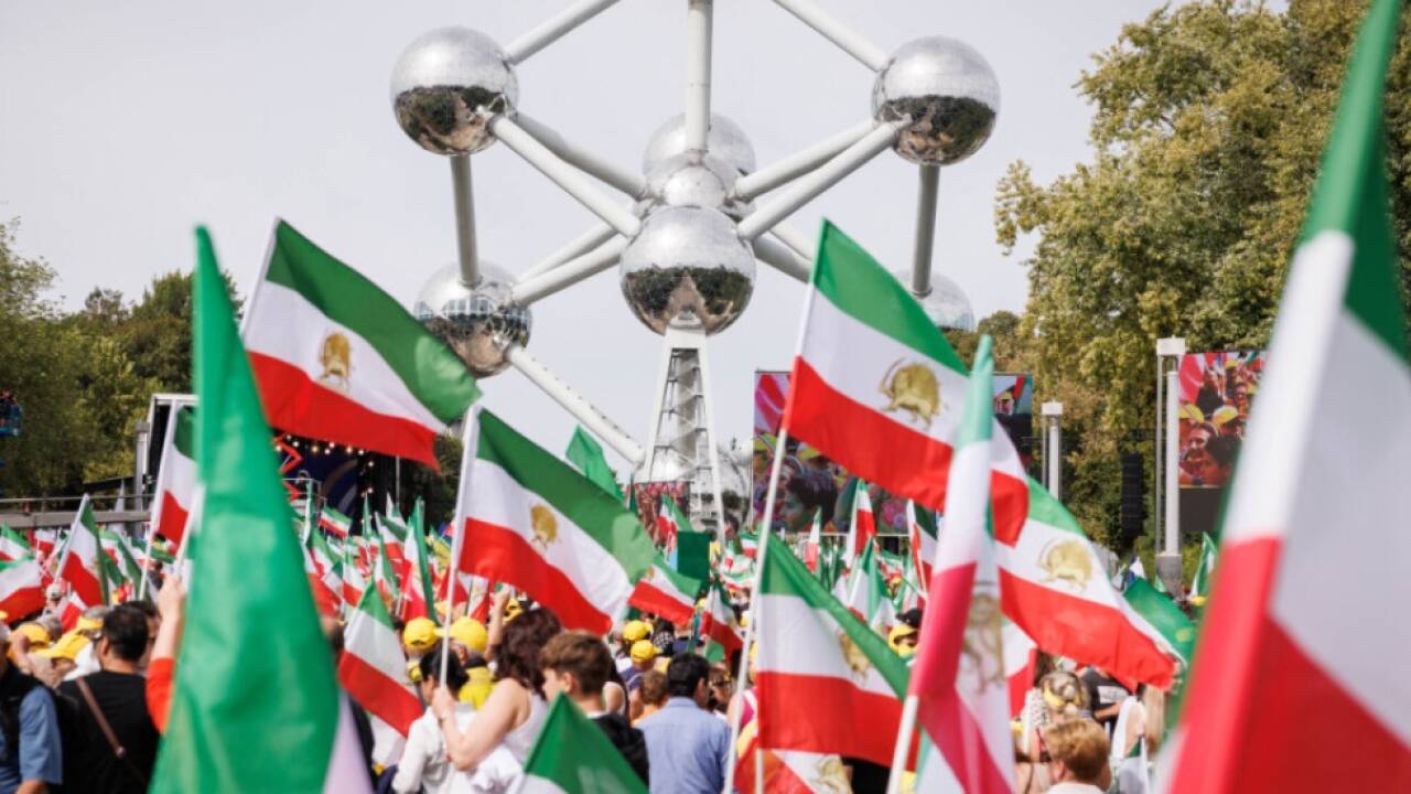 Iranische Exilopposition demonstrierte in Brüssel 