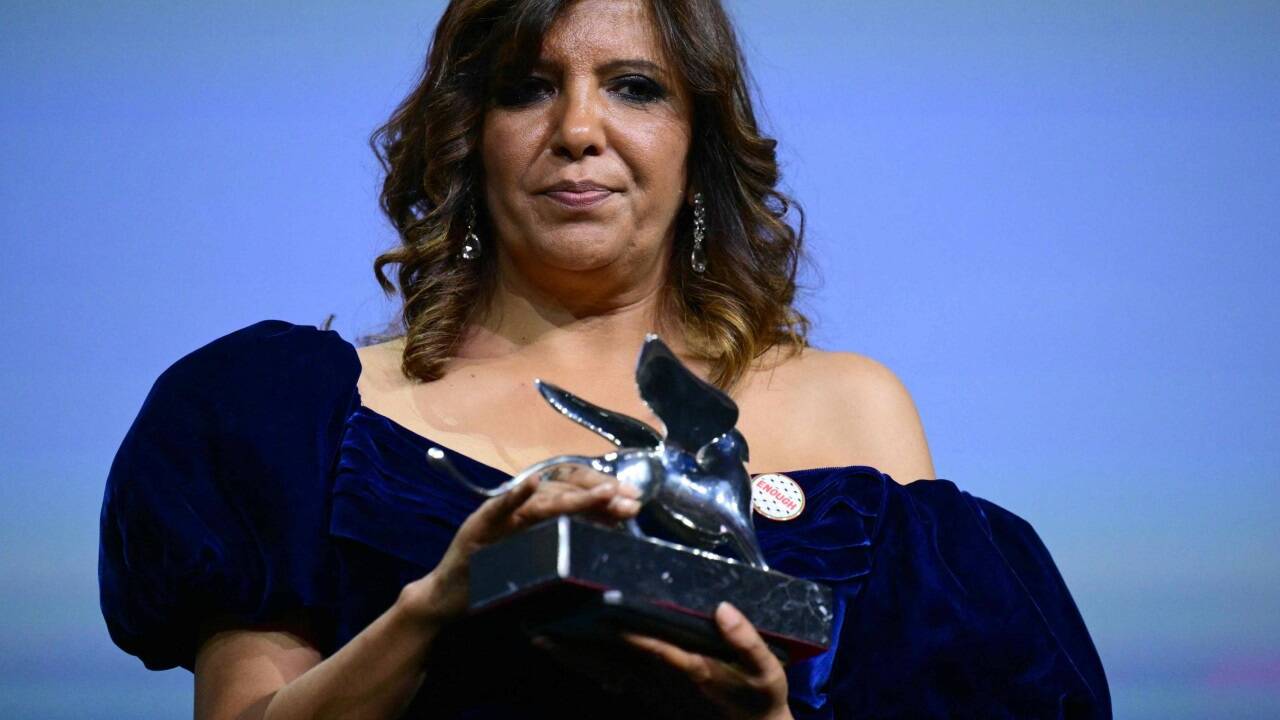 Regisseurin Kaouther Ben Hania erhielt für „The Voice of Hind Rajab“ den Großen Preis der Jury. 