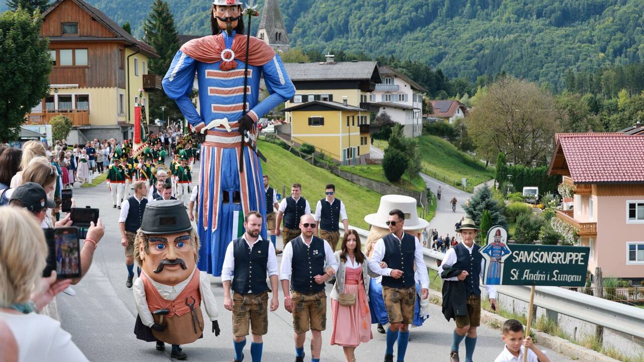 Die Gäste aus dem Lungau ...  