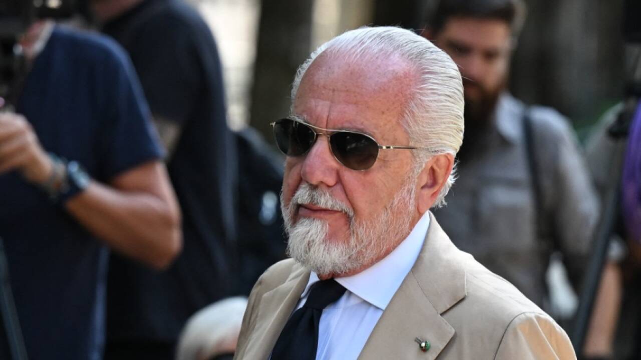 Auch Prominente verabschiedeten sich: Aurelio de Laurentiis 