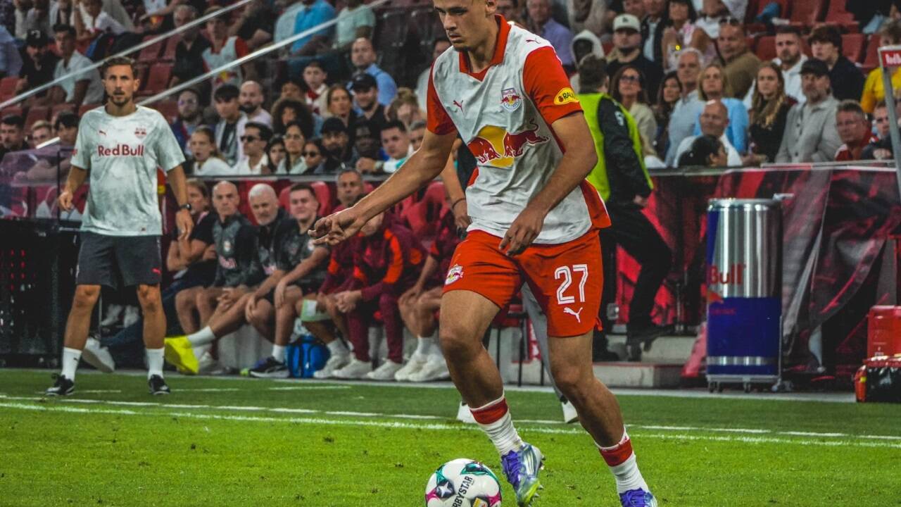 Salzburg-Youngster Kerim Ajabegovic überzeugte bei seinem Länderspiel-Debüt.  