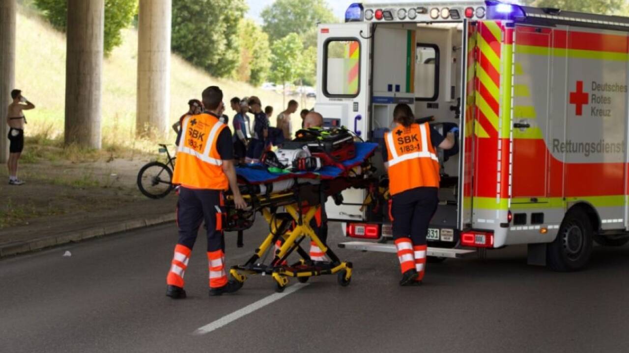 Großeinsatz für die Rettungskräfte bei dem Rennen in Bad Dürrheim 