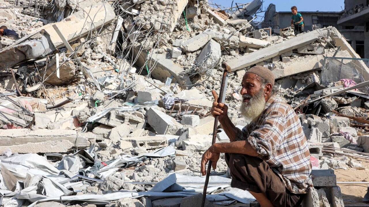 Große Zerstörung im Gazastreifen Große Zerstörung im Gazastreifen