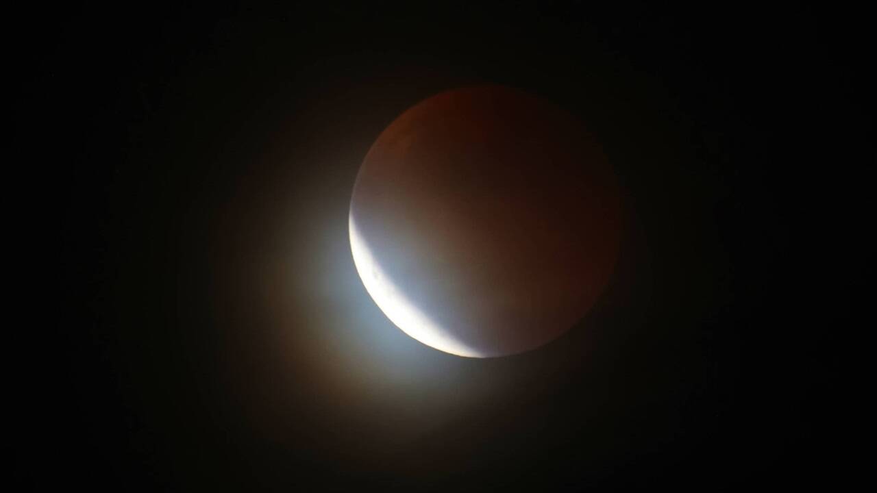 So bot sich das astronomische Ereignis vom Salzburger Haunsberg aus dar. 