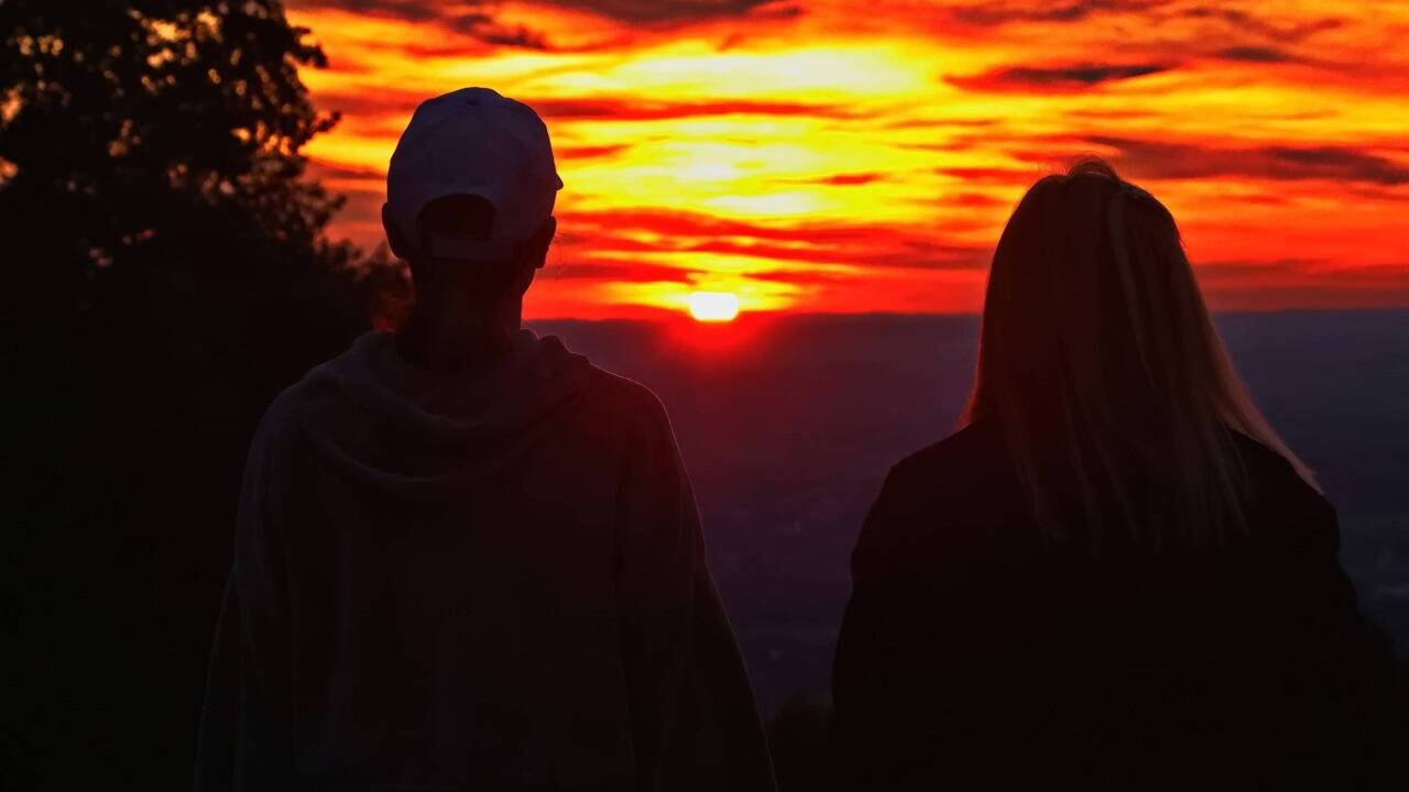So bot sich das astronomische Ereignis vom Salzburger Haunsberg aus dar. 