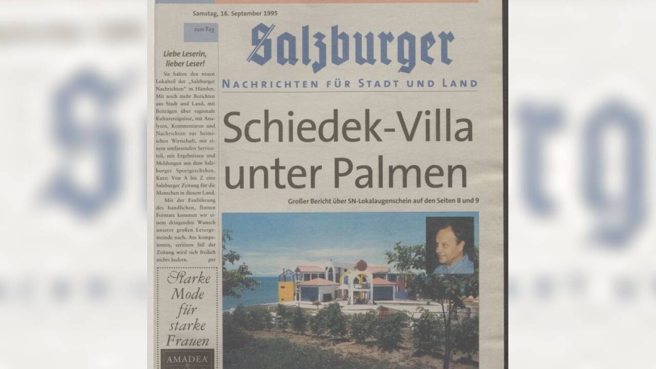 Das war die Titelseite des ersten SN-Lokalteils im neuen Format am 16. September 1995. 