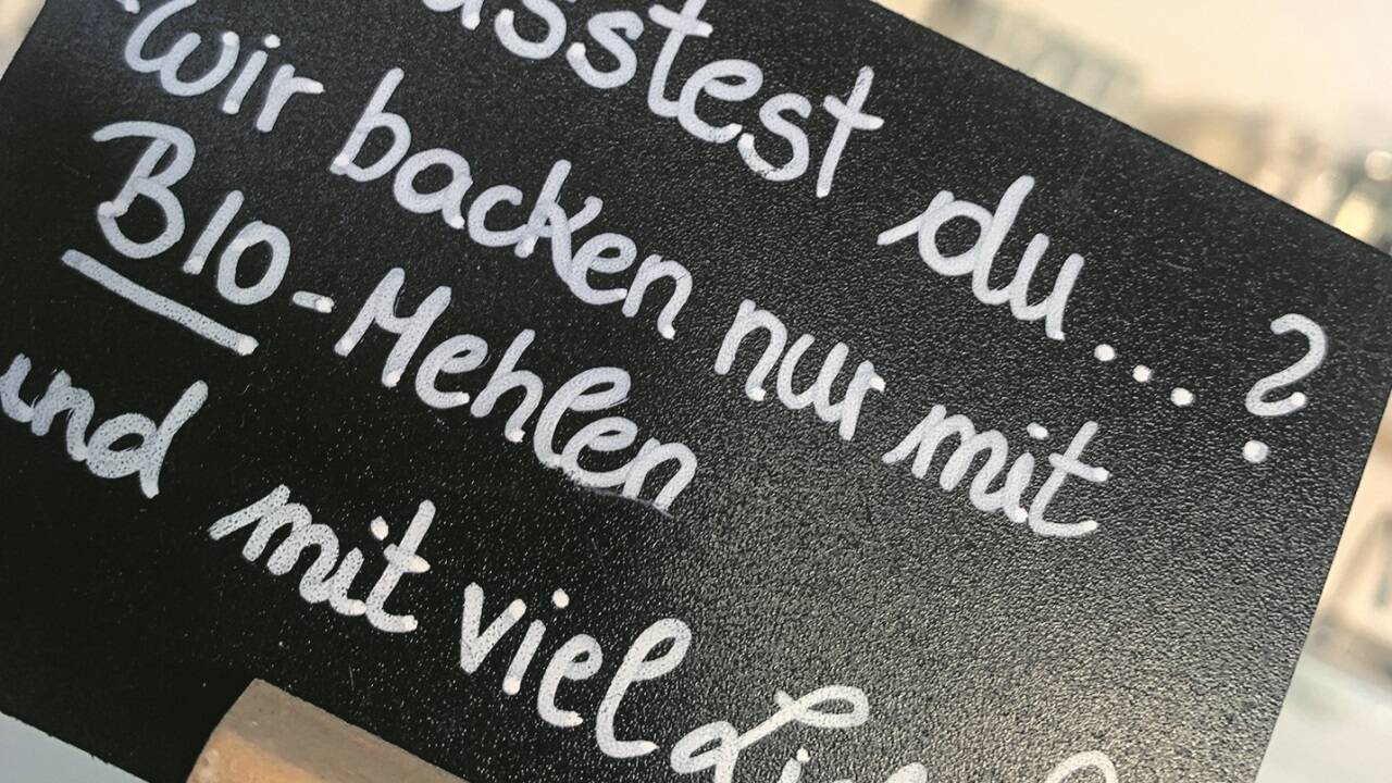 Verarbeitet wird ausschließlich regionales Bio-Mehl.  