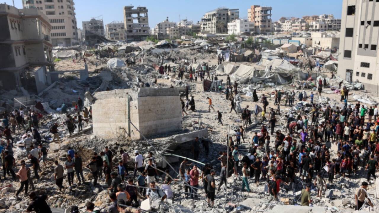 Gaza-Stadt ist bereits von schwersten Zerstörungen geprägt 