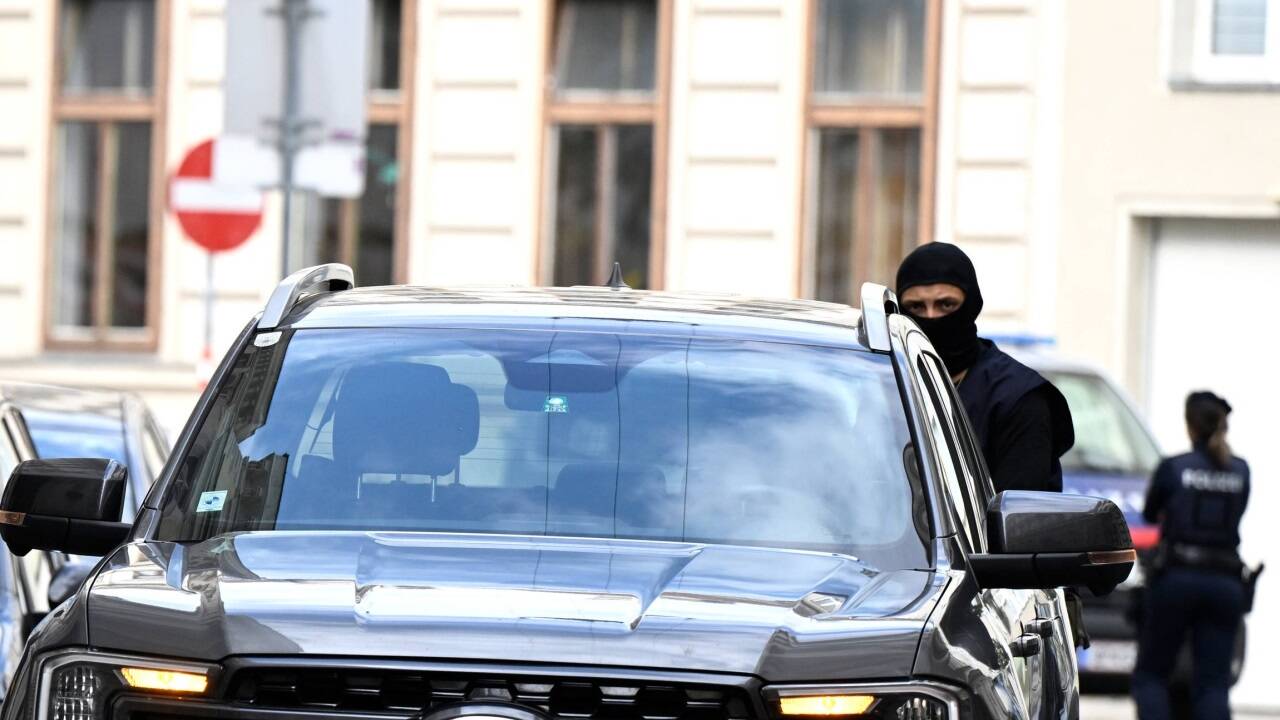 Hausdurchsuchung in Wien am Dienstag. 
